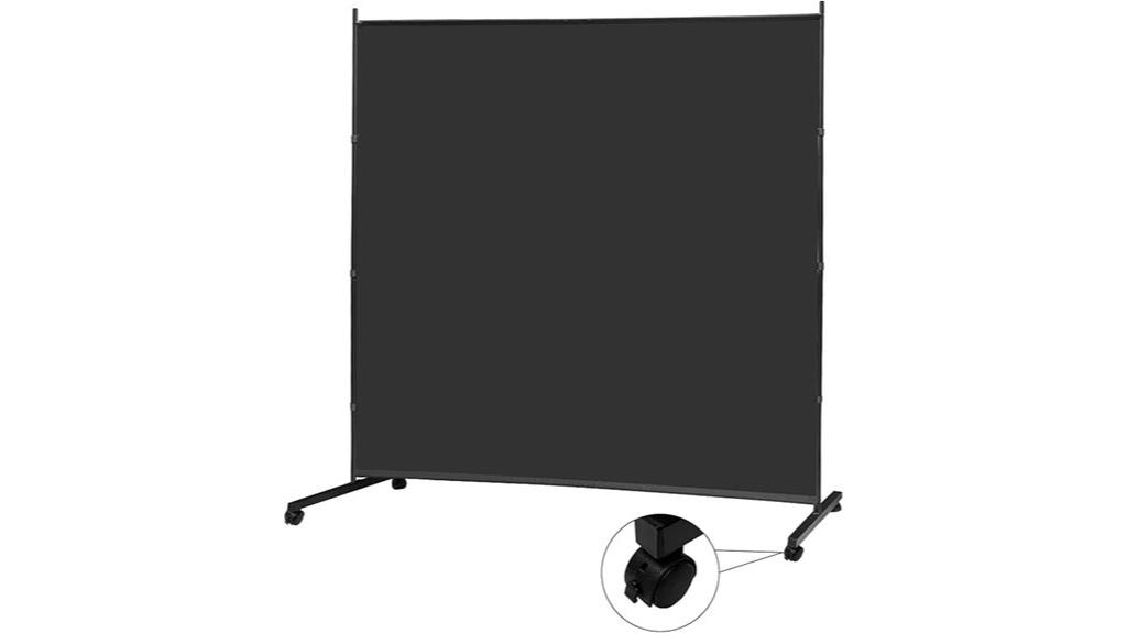 large mobile room divider