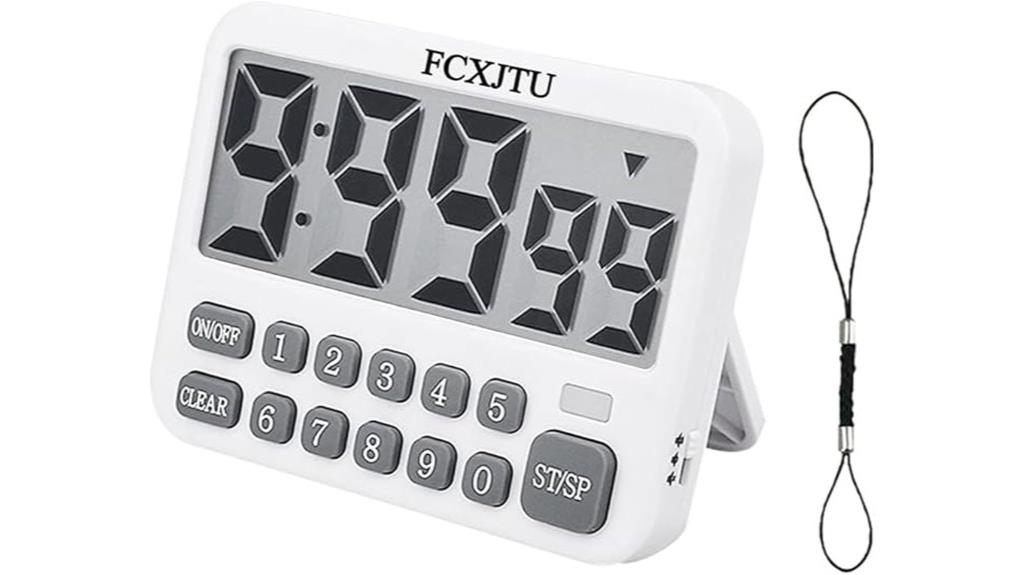 large screen kitchen timer