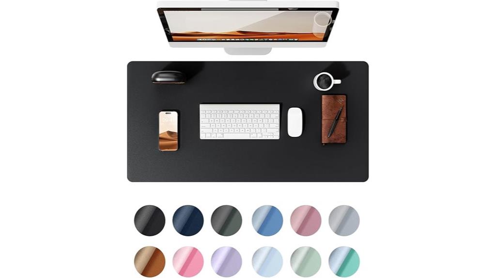 leather waterproof desk mat