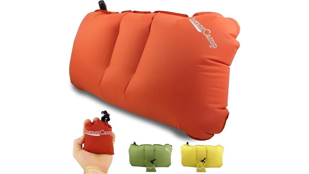lightweight inflatable camping pillow