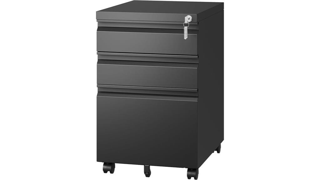 lockable metal office file cabinet