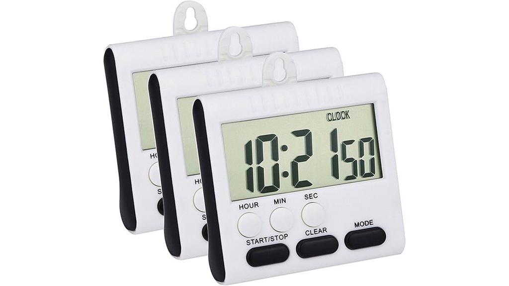 magnetic digital kitchen timers
