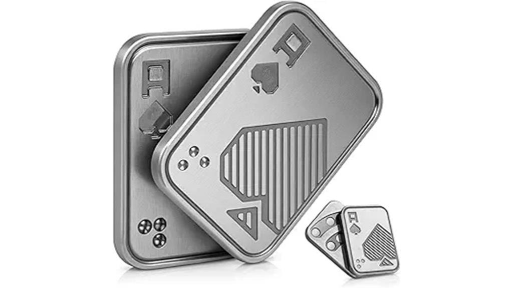 magnetic metal fidget slider