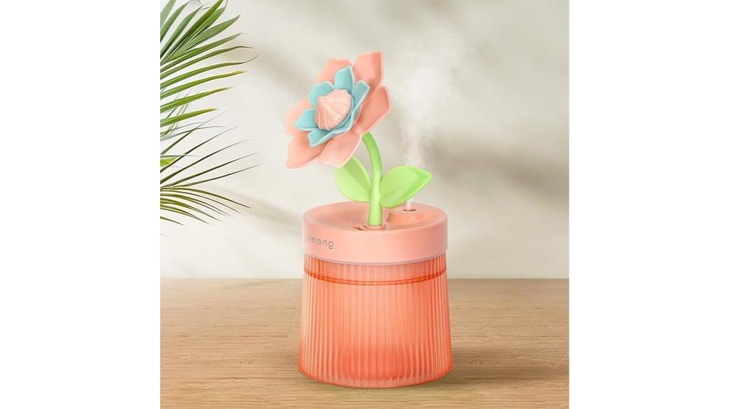 mini gardenia flower humidifier