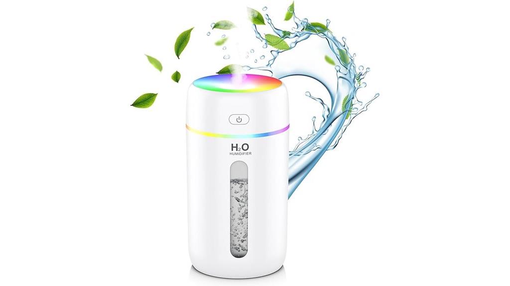 mini humidifier with lights