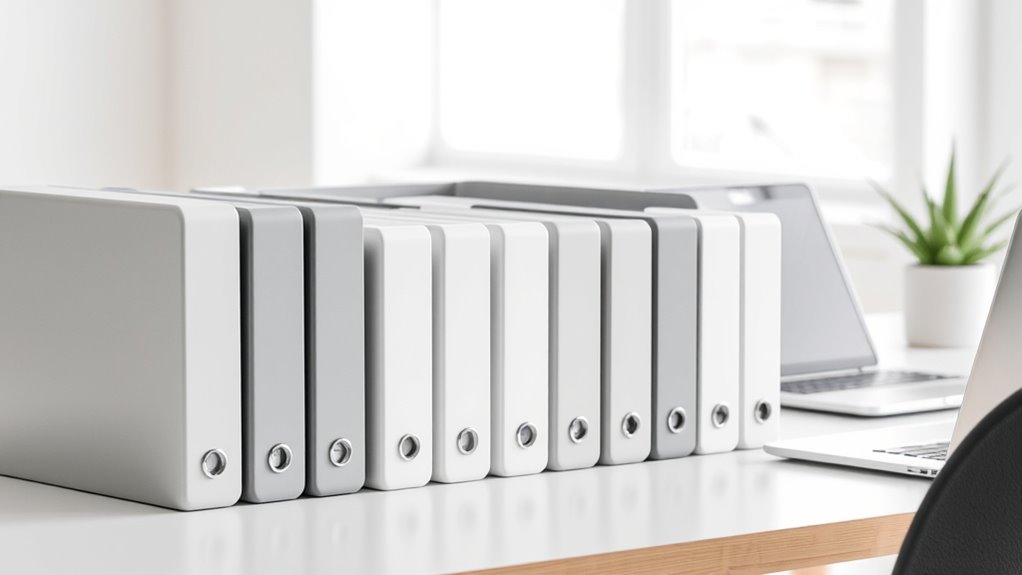 minimalist office filing solutions