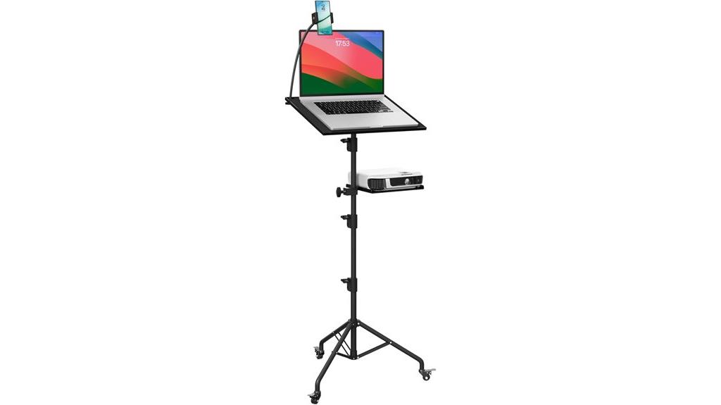 mobile adjustable projector stand