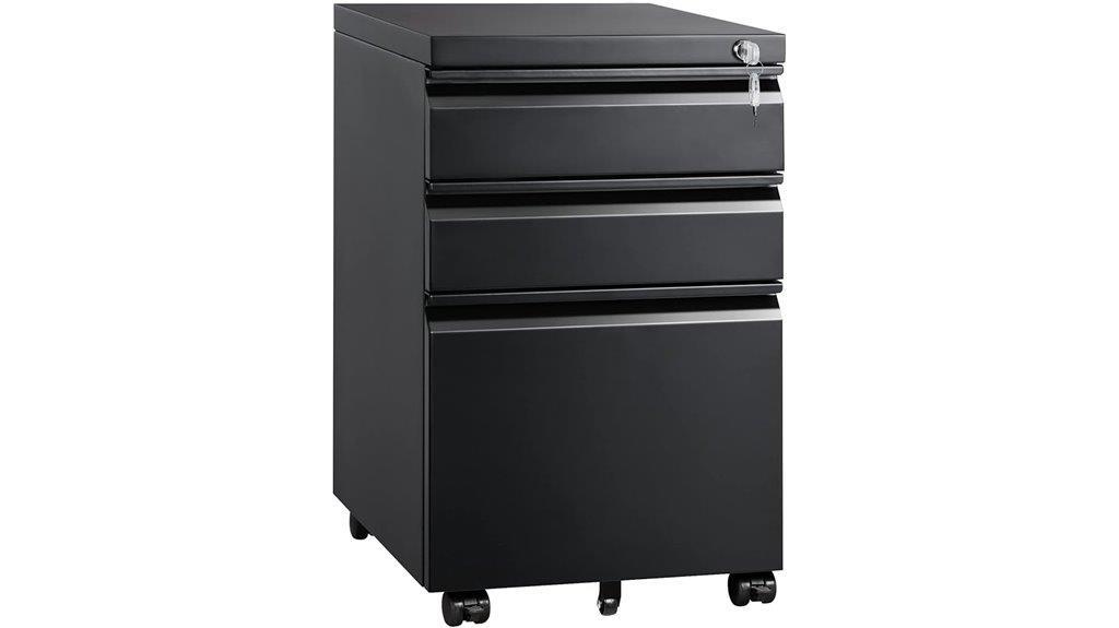 mobile file cabinet lock