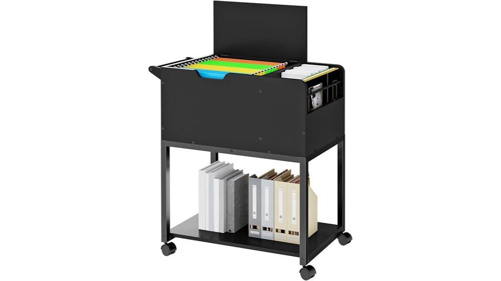 mobile file storage cart