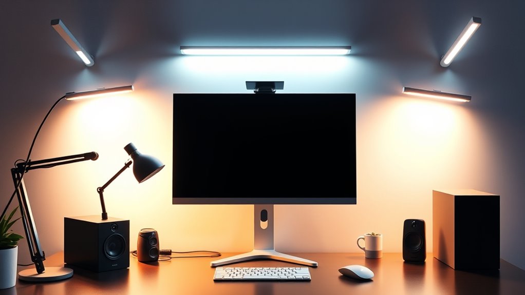 monitor light bar options