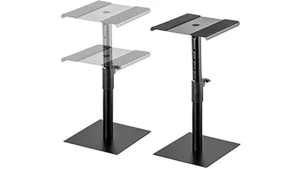 monoprice studio monitor stands