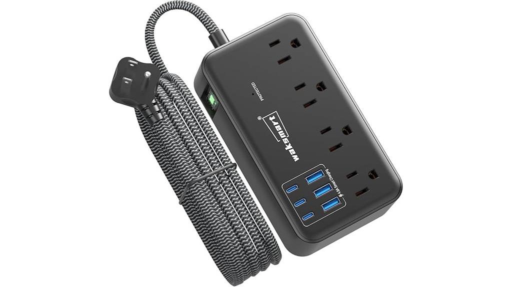 multiple ac and usb outlets