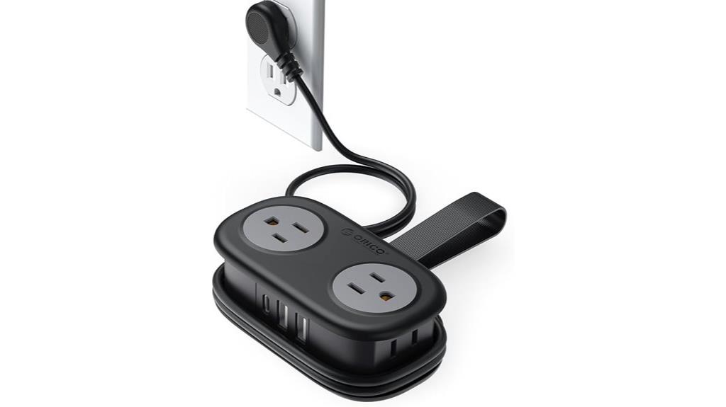 multiple outlets and usbs
