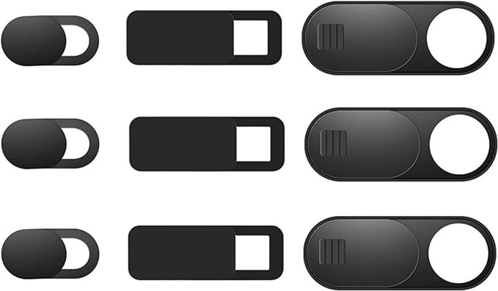 nine slim webcam covers