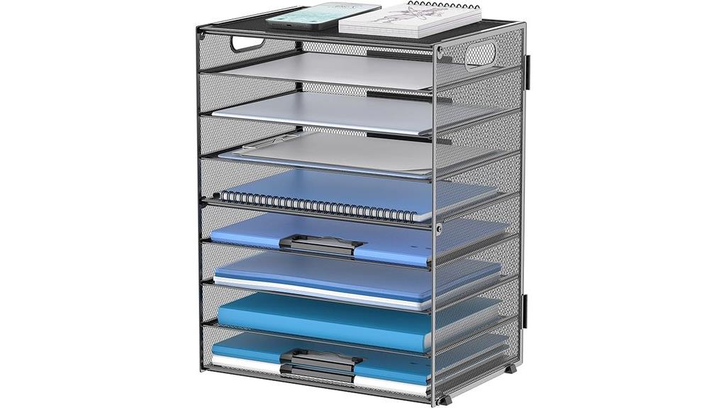 nine tier paper organizer
