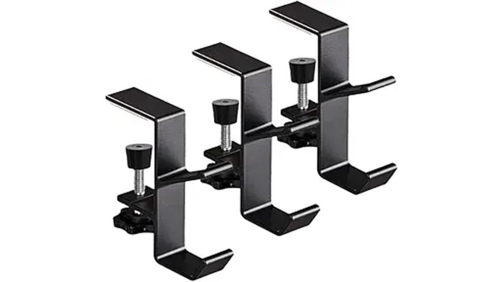 office desk bag hooks