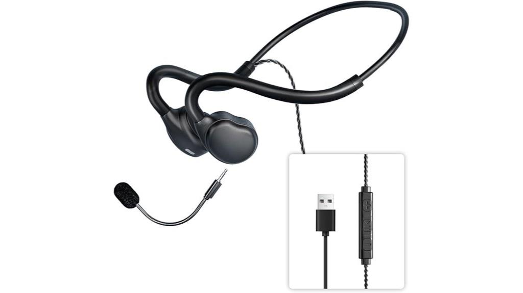 open ear noise canceling headset