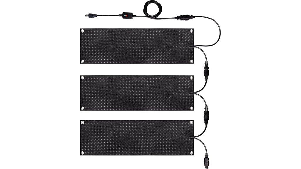 outdoor snow melting mats