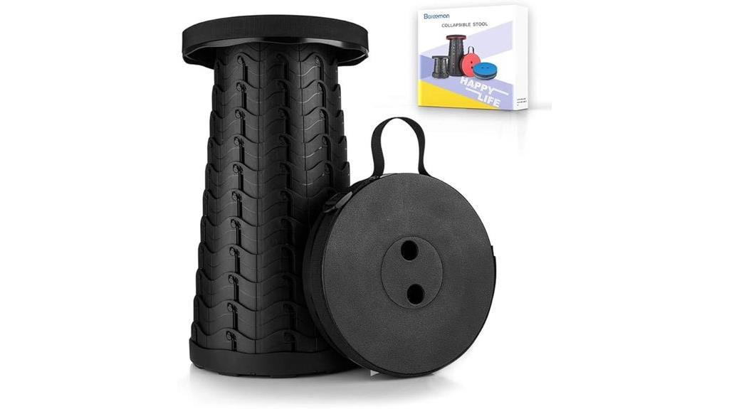 portable collapsible camping stool