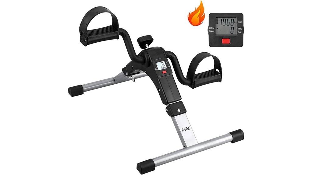 portable folding pedal exerciser