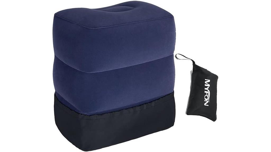 portable inflatable foot pillow
