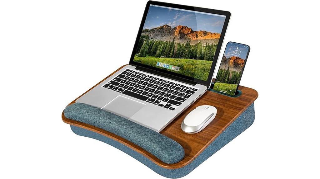 portable lap desk cushion