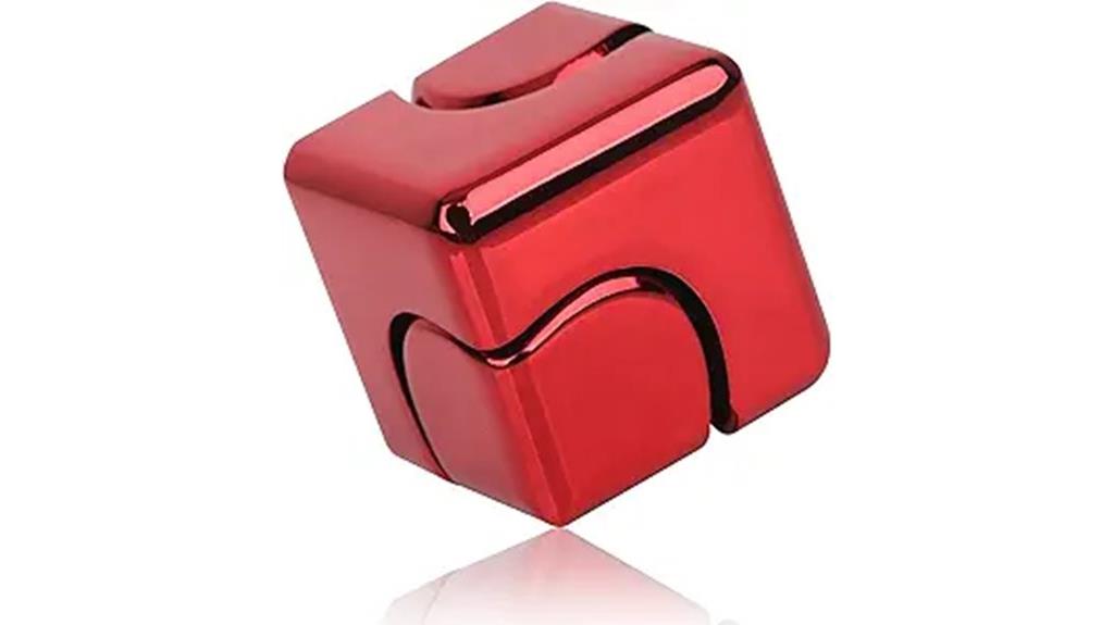 red fidget cube spinner