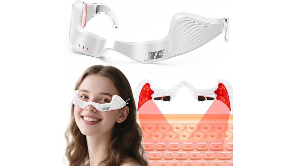 red light eye mask