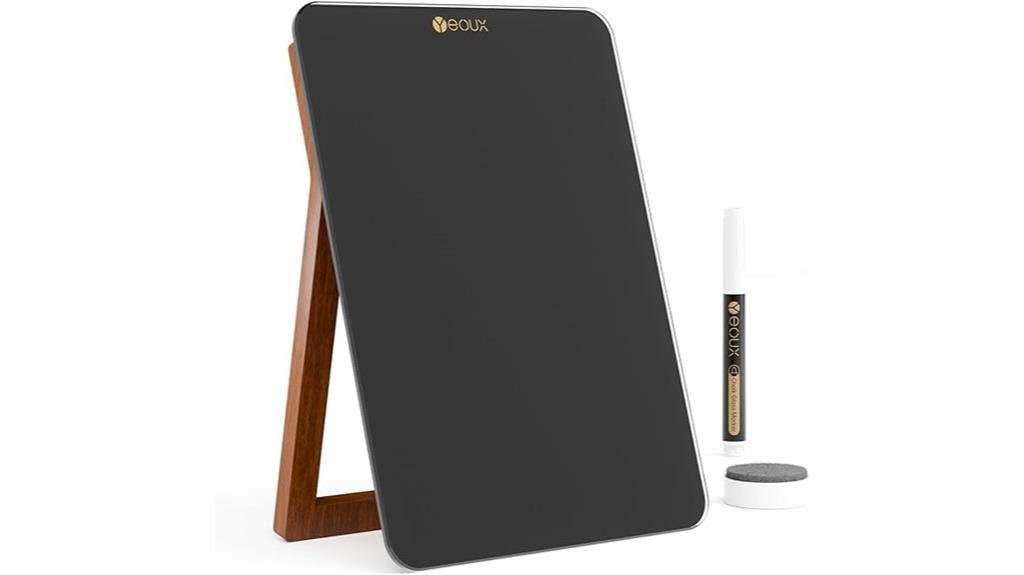 reversible whiteboard with accessories