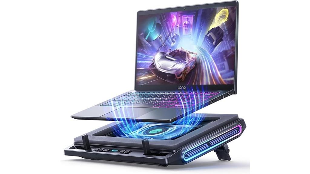 rgb cooling laptop stand