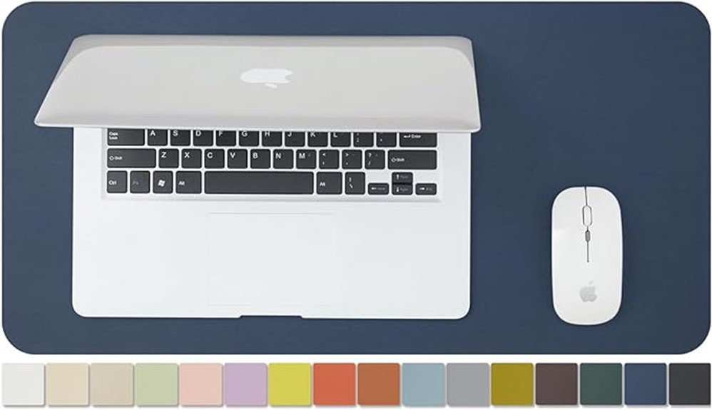 small leather desk mat