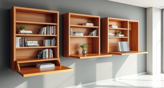 stylish space saving bookshelf options