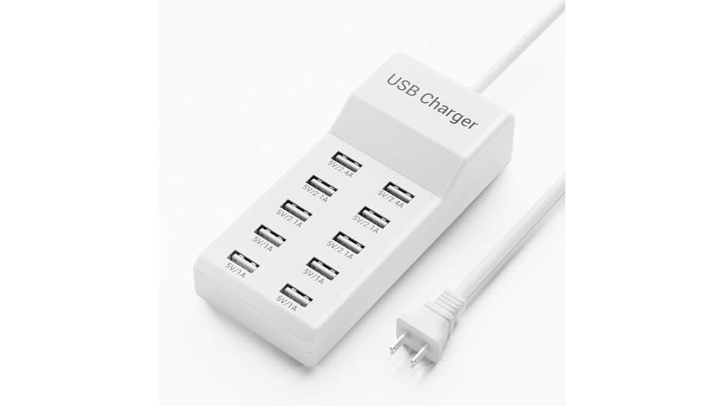 ten port power charger