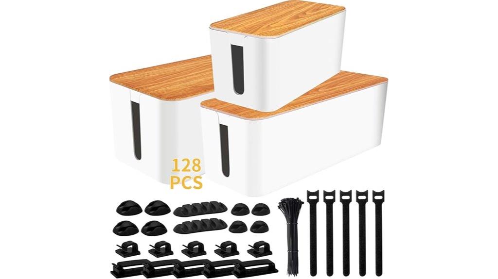 three pack cable organizer