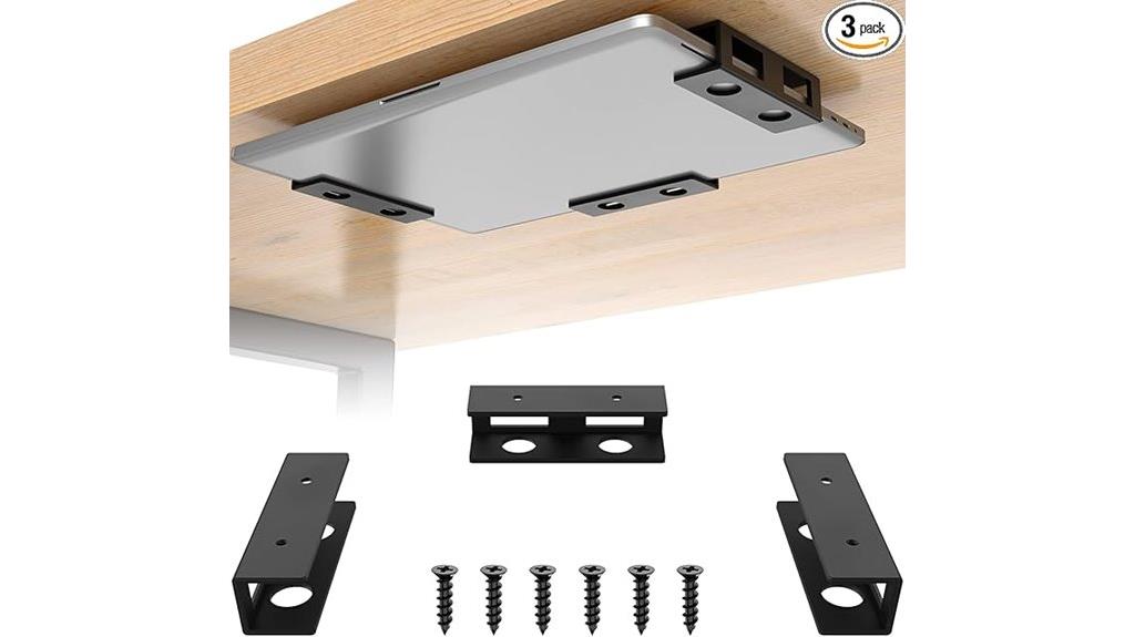 three piece laptop mount