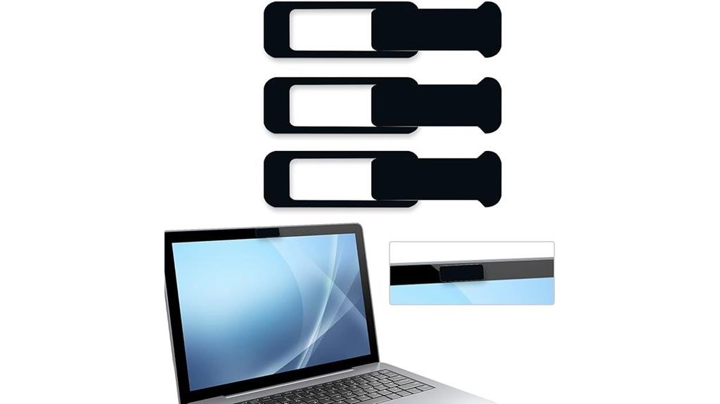 three piece webcam privacy cover