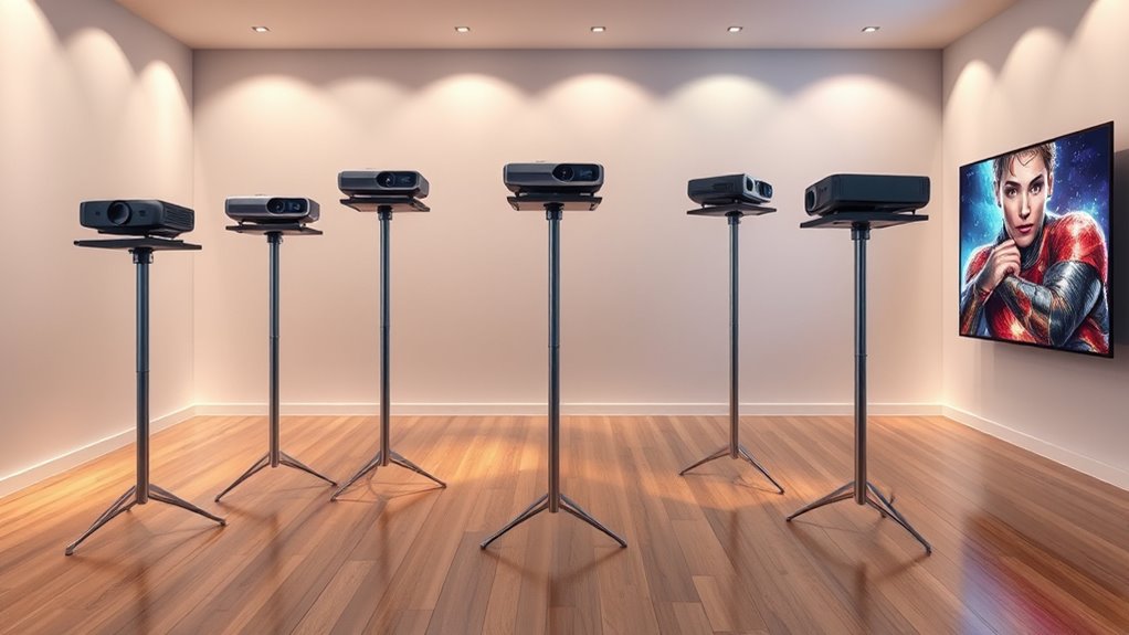 top adjustable projector stands