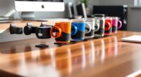 top desk clamp cup holders