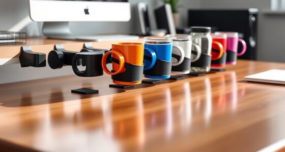 top desk clamp cup holders