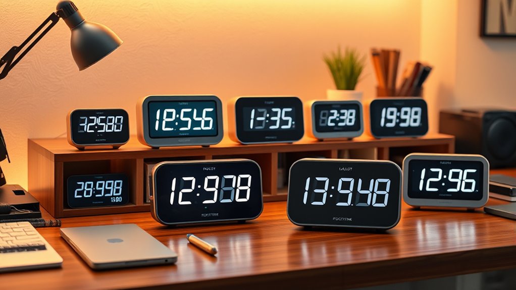 top desk clocks for focus