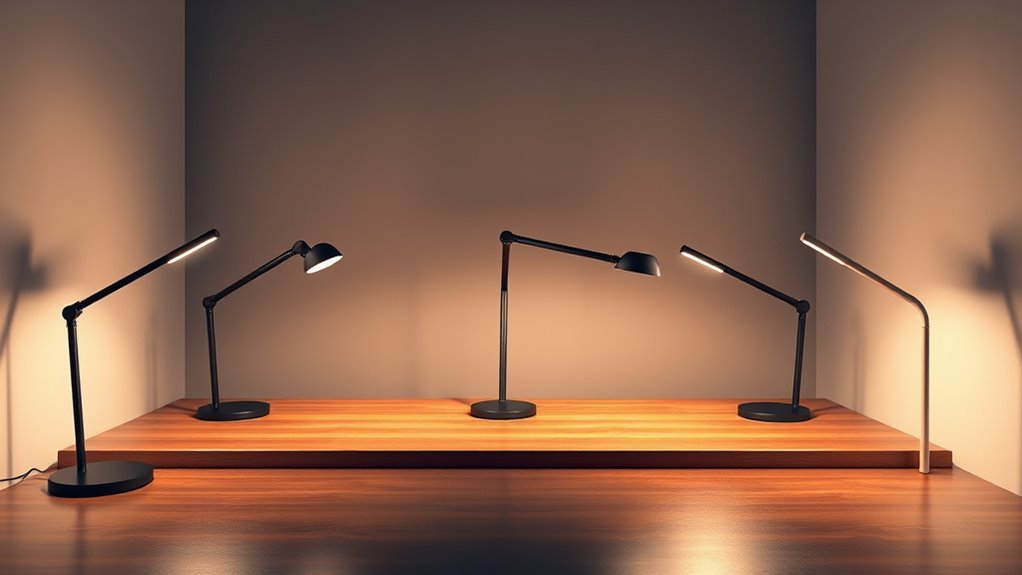 top led desk lamps