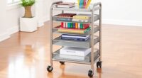 top mesh office storage carts