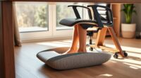 top under desk foot swing options
