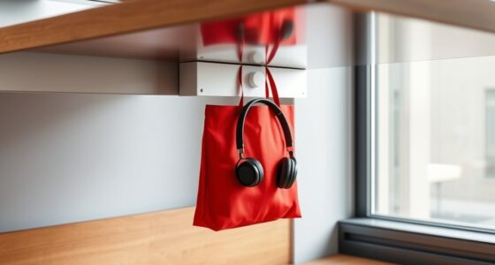 top under desk hook options