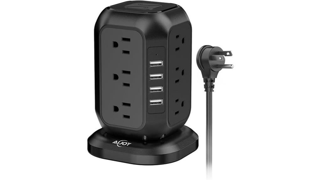 tower surge protector with usb