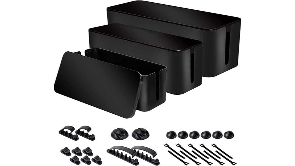 triple cable storage set
