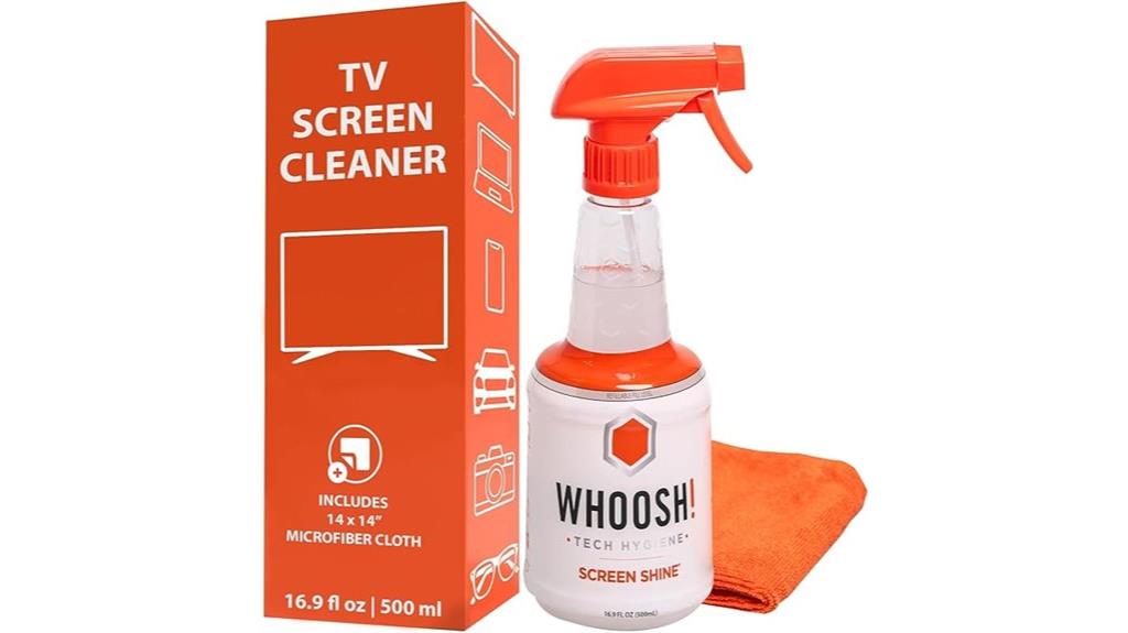 tv screen cleaner bottle