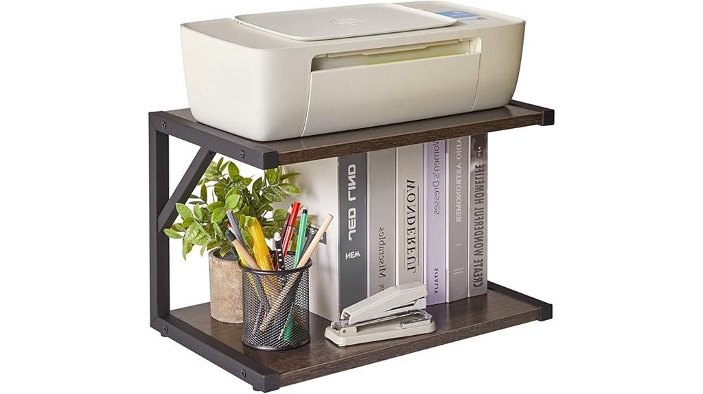 two tier desktop organizer