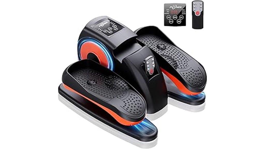 under desk elliptical with adjustable resistance