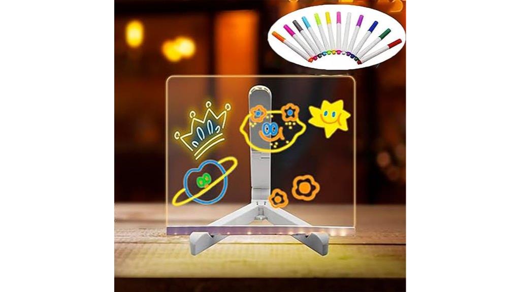vibrant multi color led board